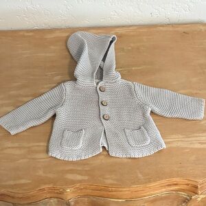 Zara Mini Gray Knit Cardigan